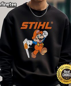 Stylish Nice Super Mario ST1HL sweatshirt featuring vibrant graphics of Mario, perfect for gamers and fans of the franchise.