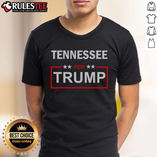 Nice Tennessee For Trump T-Shirt featuring bold graphics and vibrant colors, perfect for showing support in Tennessee.