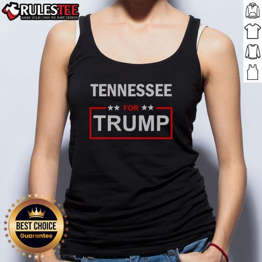 Nice Tennessee for Trump tank top featuring bold graphics, perfect for showing support at rallies or casual wear.