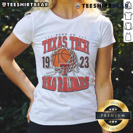 Nice Texas Tech Red Raiders Cut the Net Ladies Tee featuring vibrant team colors and stylish design for fans.
