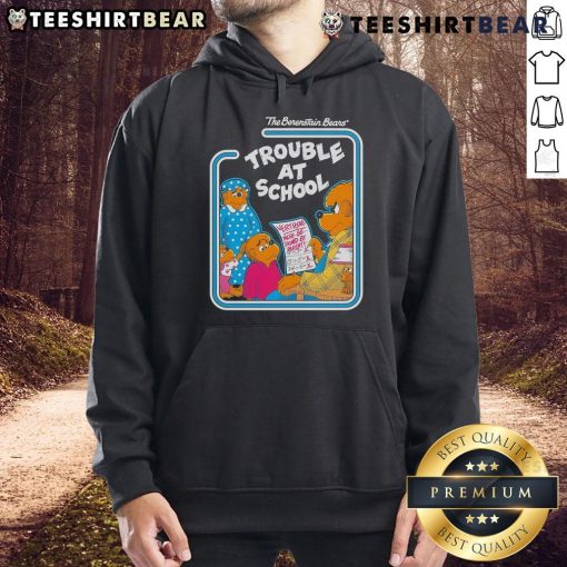 Cozy Nice The Berenstain Bears Trouble At School Hoodie featuring colorful graphics and a comfortable fit for kids.