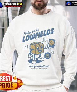 Retrofit mascot sweatshirt featuring Nice The Square Ball, available on the Lowfields, not the match programme.