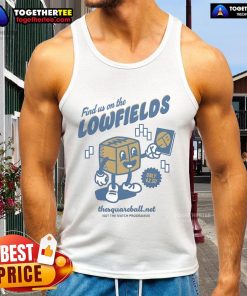 Nice the Square Ball mascot tank top featuring Lowfields design, perfect for retro match programme fans.