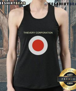 Nice Thievery Corporation 'Richest Man in Babylon' tank top featuring stylish graphic design and vibrant colors.