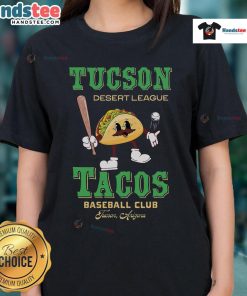 Nice Tucson Tacos retro minor league baseball team ladies tee featuring vibrant design and comfortable fit.