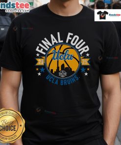 Nice UCLA Basketball 2025 Women's Final Four T-Shirt featuring bold graphics and team colors for fans.