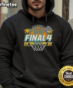 Nice UCLA Bruins Final Four 2025 Women's Basketball palms hoodie featuring team colors and logo, perfect for fans.