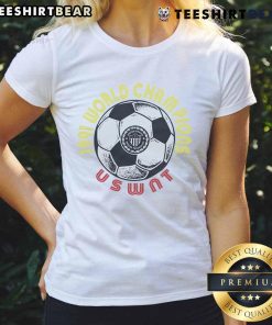 Nice USWNT 1991 World Champions Ladies Tee featuring vintage design and team logo, perfect for soccer fans.