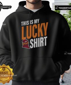 Virginia Tech Hokies hoodie, showcasing team spirit and luck, perfect for game day and fans of the Hokies.