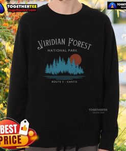 Cozy Nice Viridian Forest National Park sweatshirt featuring vibrant colors and nature-inspired design, perfect for outdoor lovers.