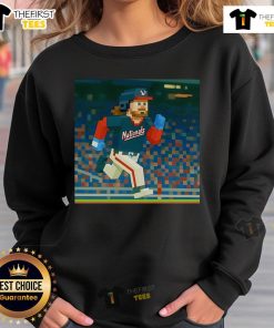 Trevor Williams wearing a Washington Nationals game sweatshirt, showcasing team spirit and style at the ballpark.