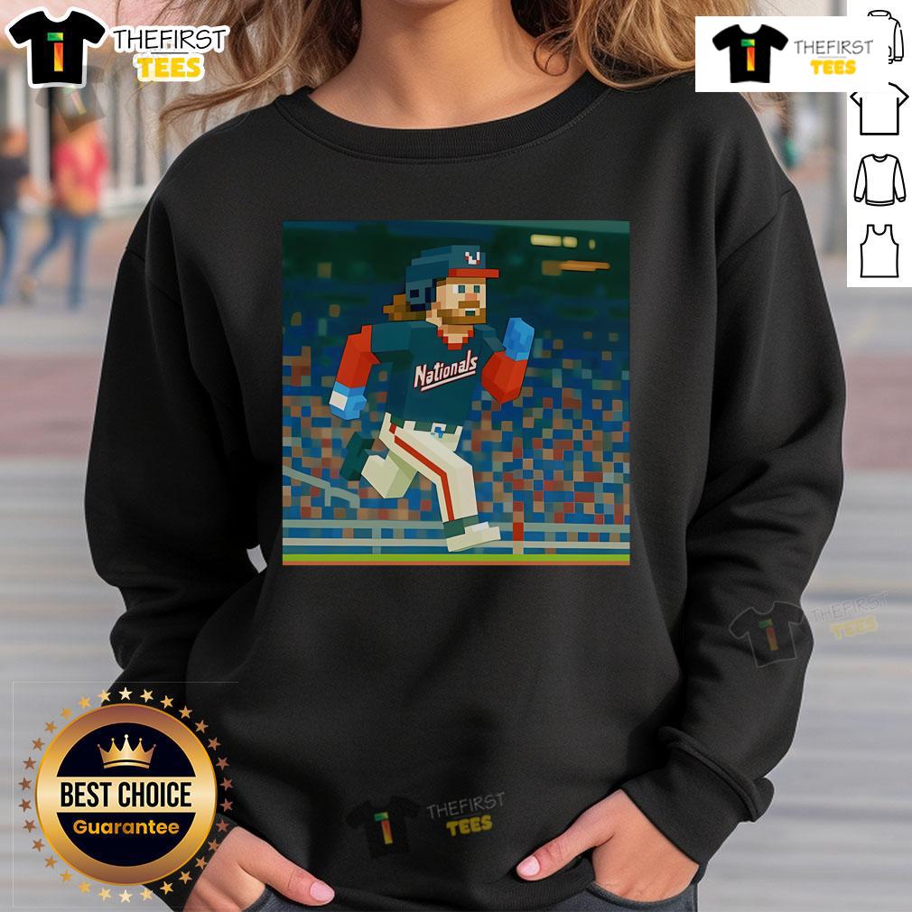 Nice Washington Nationals Trevor Williams Game Sweatshirt Trevor Williams wearing a Washington Nationals game sweatshirt, showcasing team spirit and style at the ballpark.