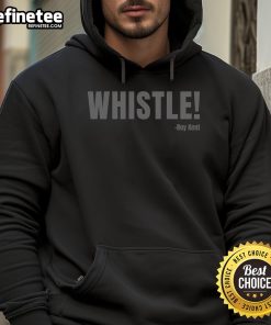 Alt Text: Coach Roy wearing a Nice Whistle soccer hoodie, showcasing team spirit and style on the field.