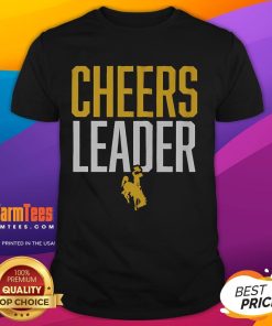 Nice Wyoming Cowboys Cheers Leader T-Shirt featuring bold team graphics, perfect for game day or showing team spirit.
