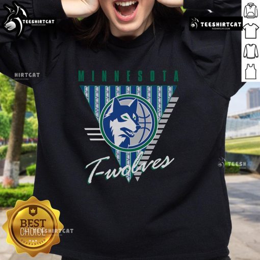 Alt Text: Official Minnesota Timberwolves Final Seconds Sweatshirt featuring team logo and stylish design for fans.