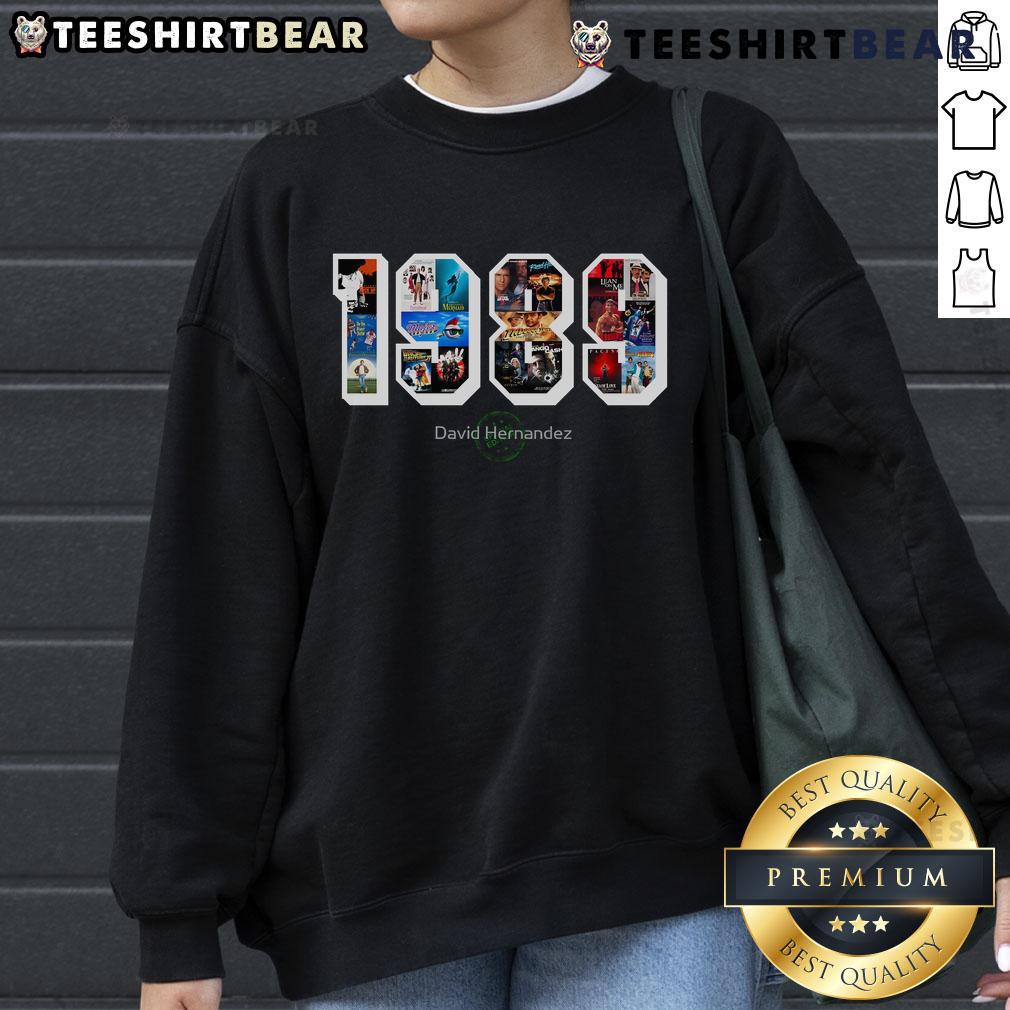 Official 1989 David Hernandez Special Edition Classic Sweatshirt Official 1989 David Hernandez Special Edition Classic Sweatshirt in stylish design, perfect for vintage fashion lovers.