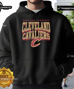 Official 2025 NBA Playoffs Cleveland Cavaliers Script C Hoodie for fans, featuring bold team logo and stylish design.