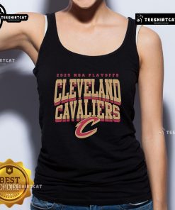 Cleveland Cavaliers Playoffs Script C tank top for 2025 NBA Playoffs, featuring a bold team logo and stylish design.
