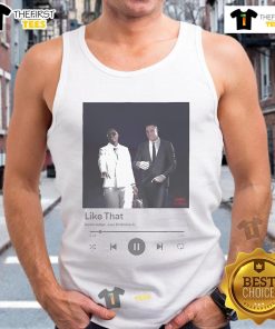 Official Aaron Judge and Jazz Chisholm Jr. wearing New York Yankees tank top, showcasing team spirit and style.