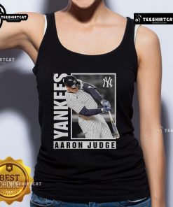 Official Aaron Judge New York Yankees MLB baseball player wearing a tank top during a hot streak on the field.