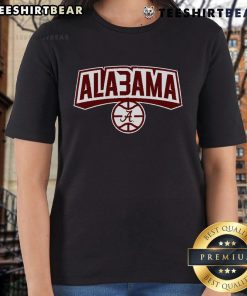 Official ALA3AMA Alabama Basketball NCAA ladies tee featuring team colors and logo, perfect for female fans.