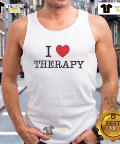 Official Alegra Kastens 'I Love Therapy' Tank Top featuring a stylish design, perfect for mental health advocates.