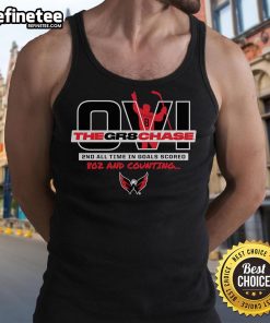 Official Alexander Ovechkin Washington Capitals GR8 Chase tank top featuring team colors and Ovechkin's iconic style.