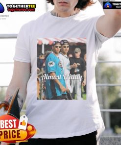 Official Almost Friday A-Rod Jeter MTV T-Shirt featuring iconic graphics and vibrant colors, perfect for casual wear.