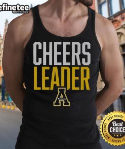 Appalachian State Mountaineers Cheers Leader Tank Top for fans, featuring vibrant team colors and stylish design.