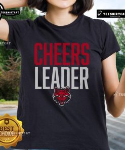 Official Arkansas State Red Wolves cheerleader ladies tee featuring vibrant colors and team logo for fans and supporters.