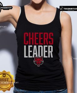Official Arkansas State Red Wolves cheerleader tank top in red with logo, perfect for game day and fan apparel.