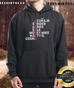 Official Atlanta Baseball MLB Names 2025 Hoodie featuring team logo and stylish design for fans and collectors.