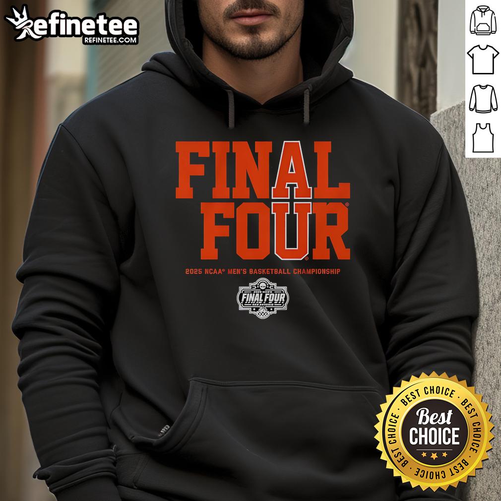 Official Au Final Four Auburn Tigers Basketball Hoodie Alt Text: Auburn Tigers basketball hoodie featuring official AU Final Four logo, perfect for fans and game day attire.