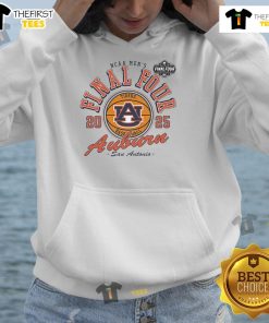Vintage Auburn Tigers 2025 Final Four basketball hoodie showcasing team spirit and style for fans.