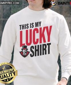 Official Austin Peay Governors sweatshirt featuring a lucky design, perfect for fans and casual wear.