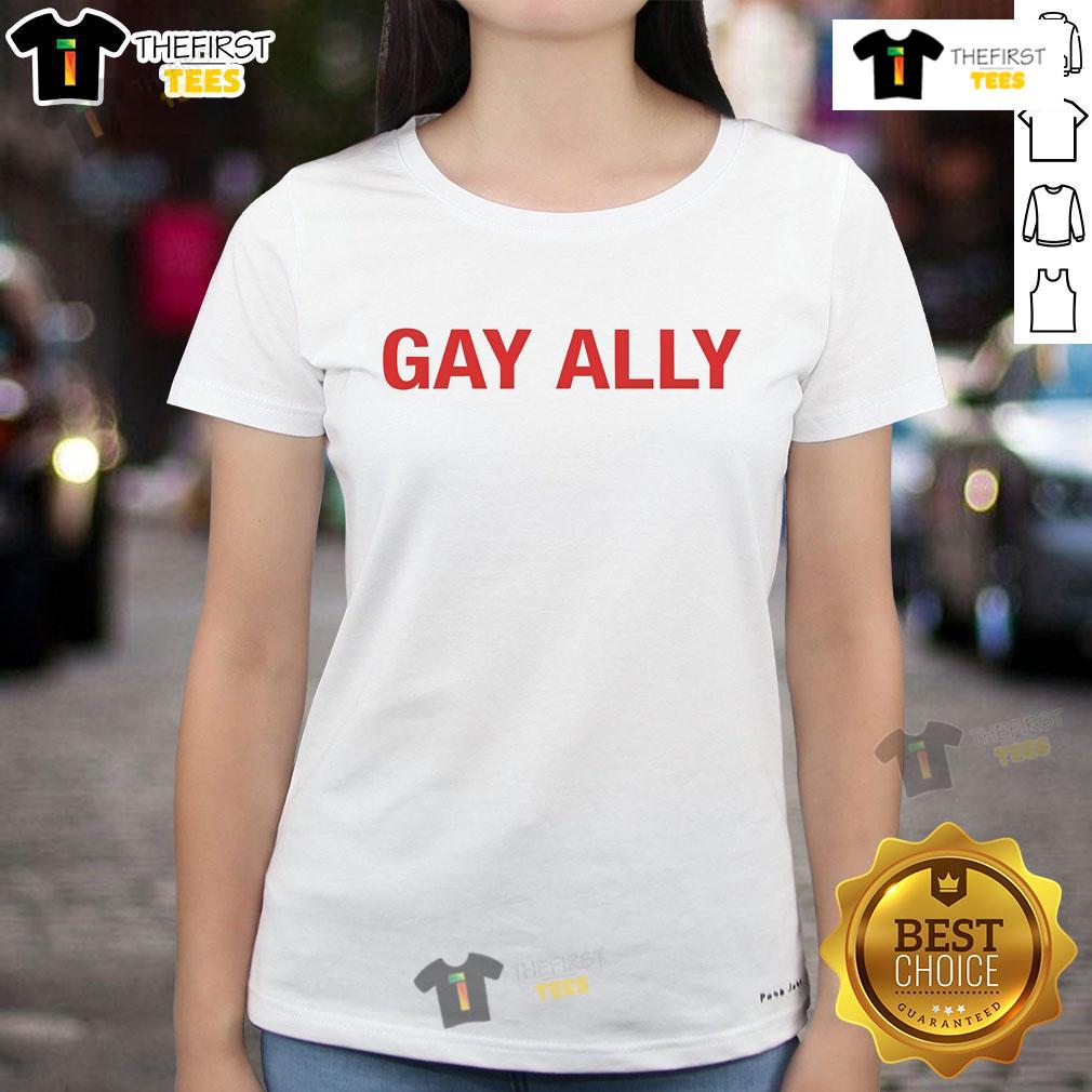 Official Azealia Banks Gay Ally Ladies Tee Official Azealia Banks Gay Ally Ladies Tee featuring vibrant design and bold typography celebrating LGBTQ+ pride.
