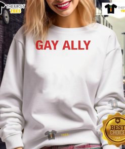Official Azealia Banks Gay Ally Sweatshirt featuring bold graphics, perfect for celebrating LGBTQ+ pride and style.