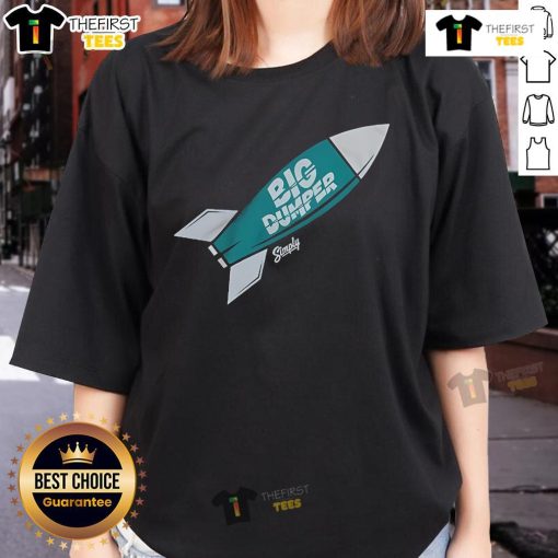 Official Big Dumper Torpedo Bat Ladies Tee showcasing a stylish design for baseball fans, perfect for casual wear.