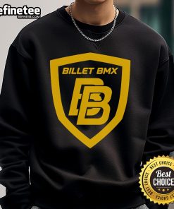 Official Billet BMX Shield Logo Sweatshirt featuring a bold logo design on a comfortable fabric, perfect for BMX enthusiasts.