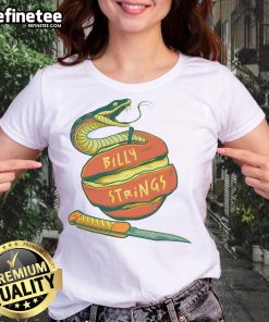 Official Billy Strings Snake Apple 2025 Ladies Tee featuring vibrant design and comfortable fit for fans of Billy Strings.
