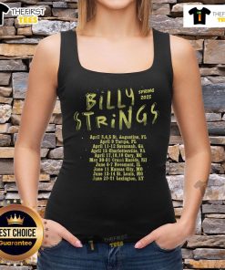 Official Billy Strings Spring 2025 Tour tank top featuring vibrant graphics and a stylish design for fans.