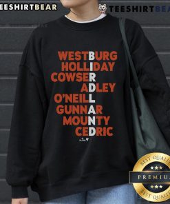 Official Birdland Baseball MLB Names 2025 Sweatshirt featuring a stylish design and vibrant team colors.