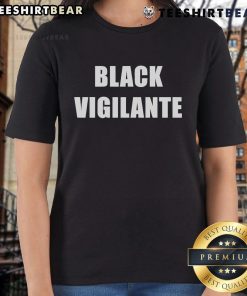 Official Black Vigilante Ladies Tee featuring a stylish design, perfect for fashion-forward women who embrace empowerment.