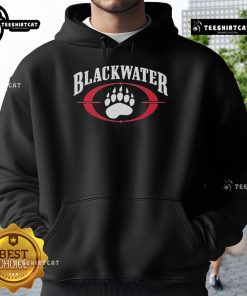 Official Blackwater Black Water Security Hoodie featuring logo and durable design, perfect for tactical wear.
