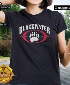 Alt Text: Official Blackwater Black Water Security ladies tee featuring a stylish design, perfect for fans of tactical apparel.