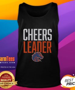 Official Boise State Broncos Cheers Leader Tank Top in blue, perfect for game day and showing team spirit.