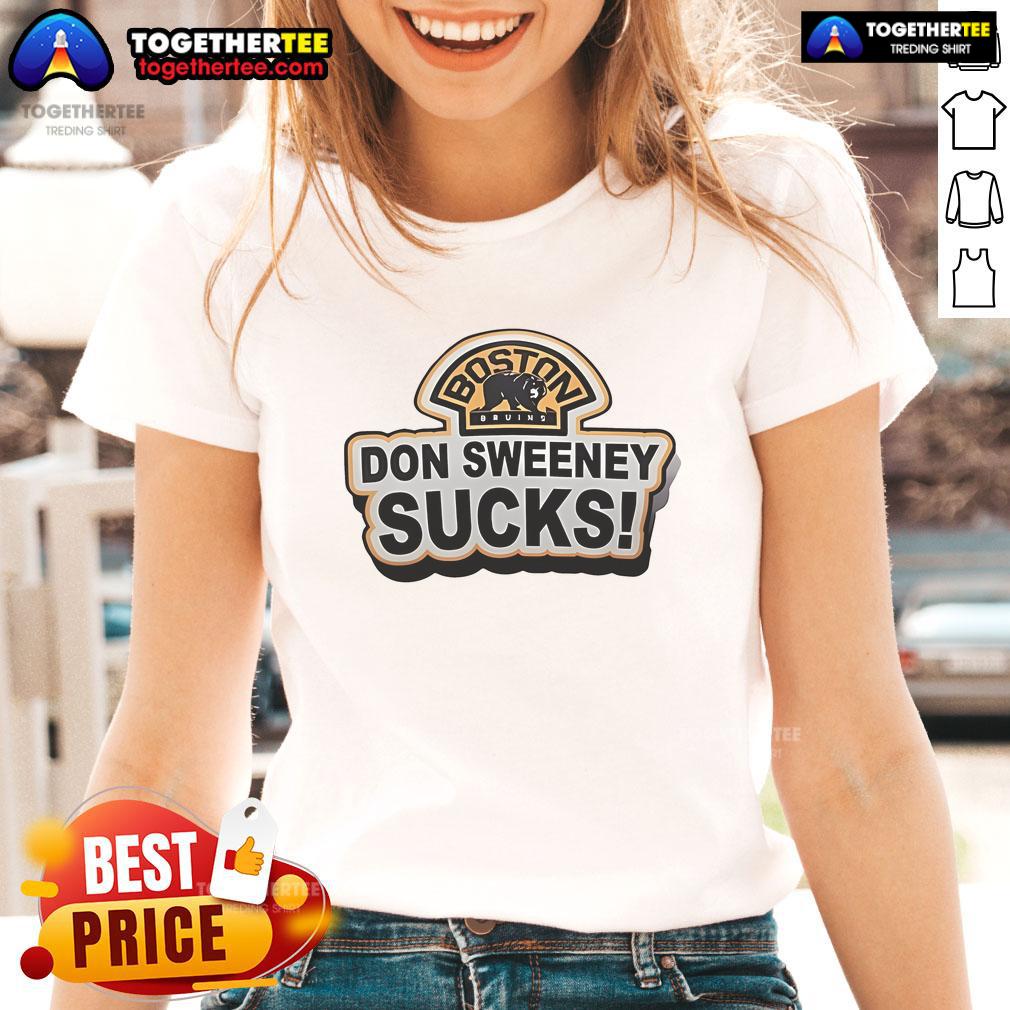 Official Boston Bruins Don Sweeney Sucks Ladies Tee Official Boston Bruins Don Sweeney Sucks ladies tee featuring stylish design and vibrant team colors for fans.