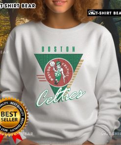 Official Boston Celtics Final Seconds Sweatshirt featuring team logo and vibrant green design for fans and players.