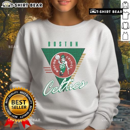 Official Boston Celtics Final Seconds Sweatshirt featuring team logo and vibrant green design for fans and players.