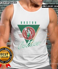 Alt Text: Official Boston Celtics Final Seconds Tank Top featuring team logo and vibrant green design for fans.